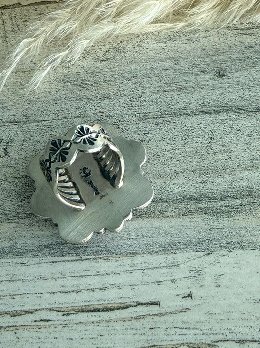 Native American Royston Turquoise Ring 9