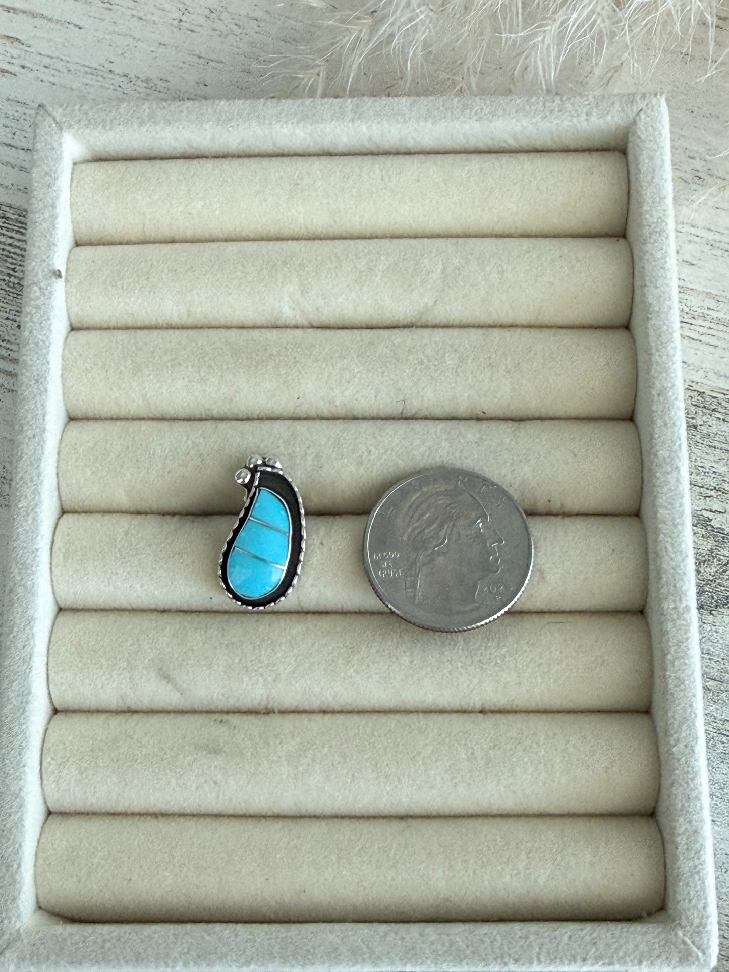 Native American Zuni Turquoise Earrings