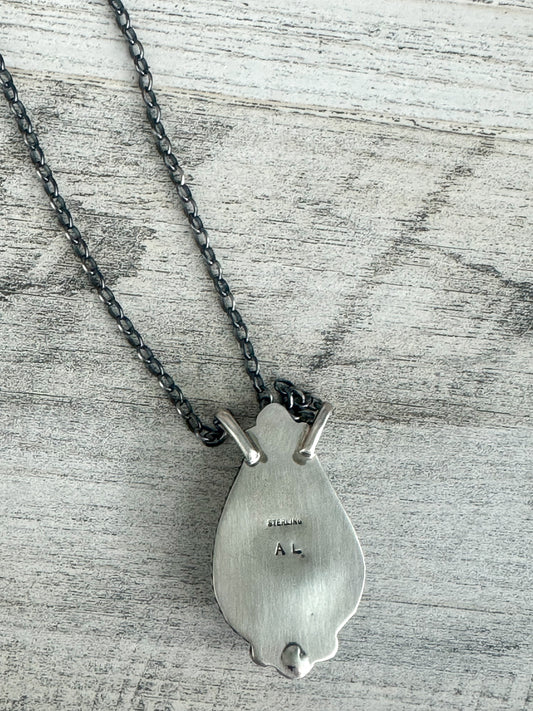 Native Made Kingman Pendant Necklace 18"