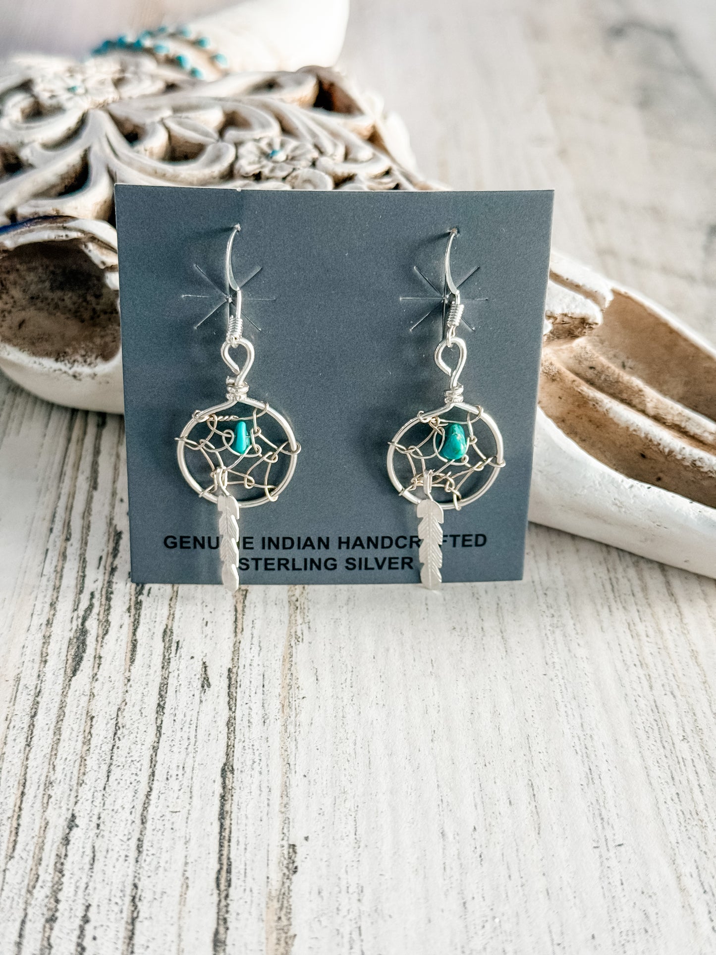 Native American Dream Catcher Earrings