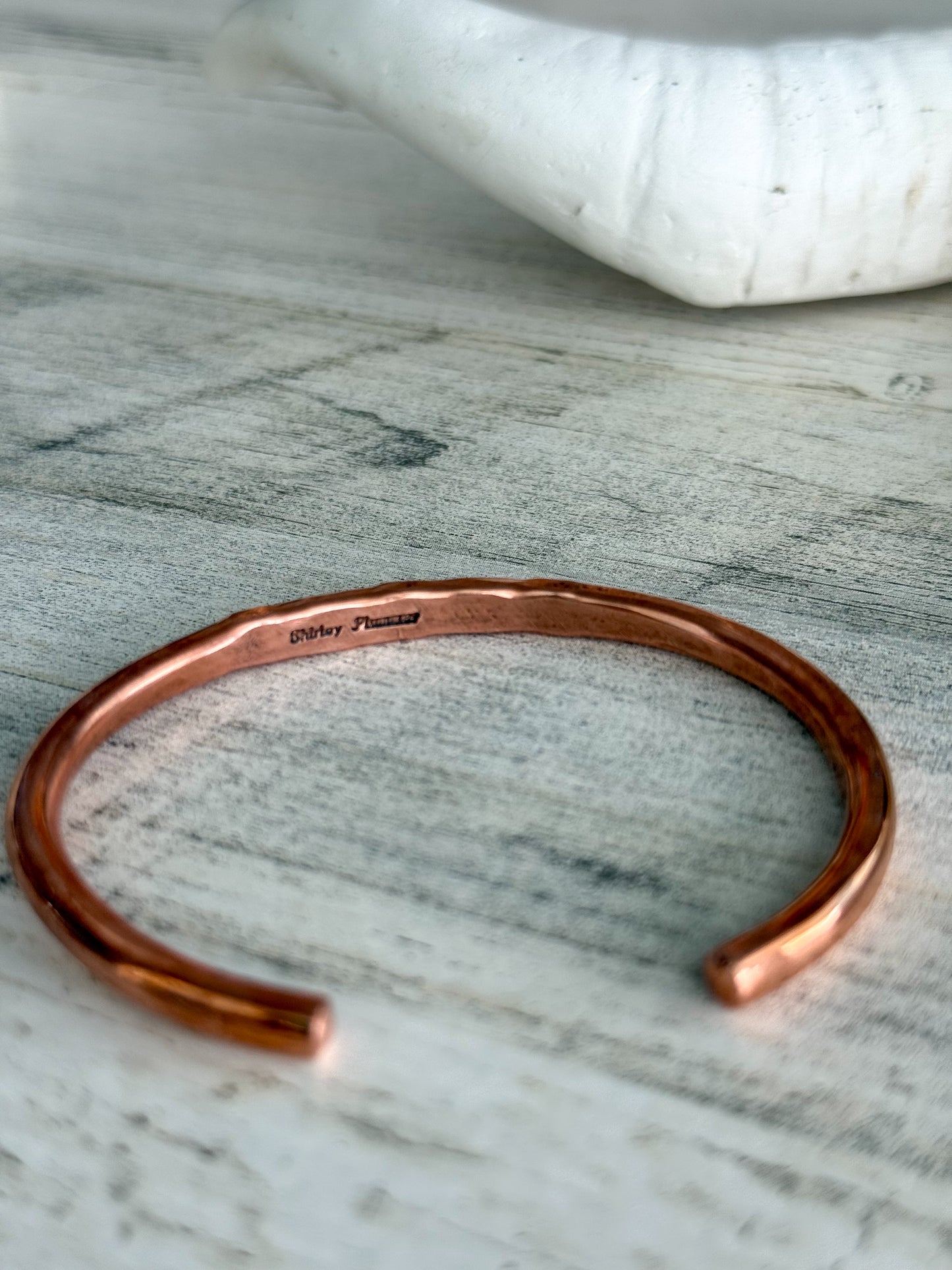 Native Made Copper Bird Bracelet 6.5”
