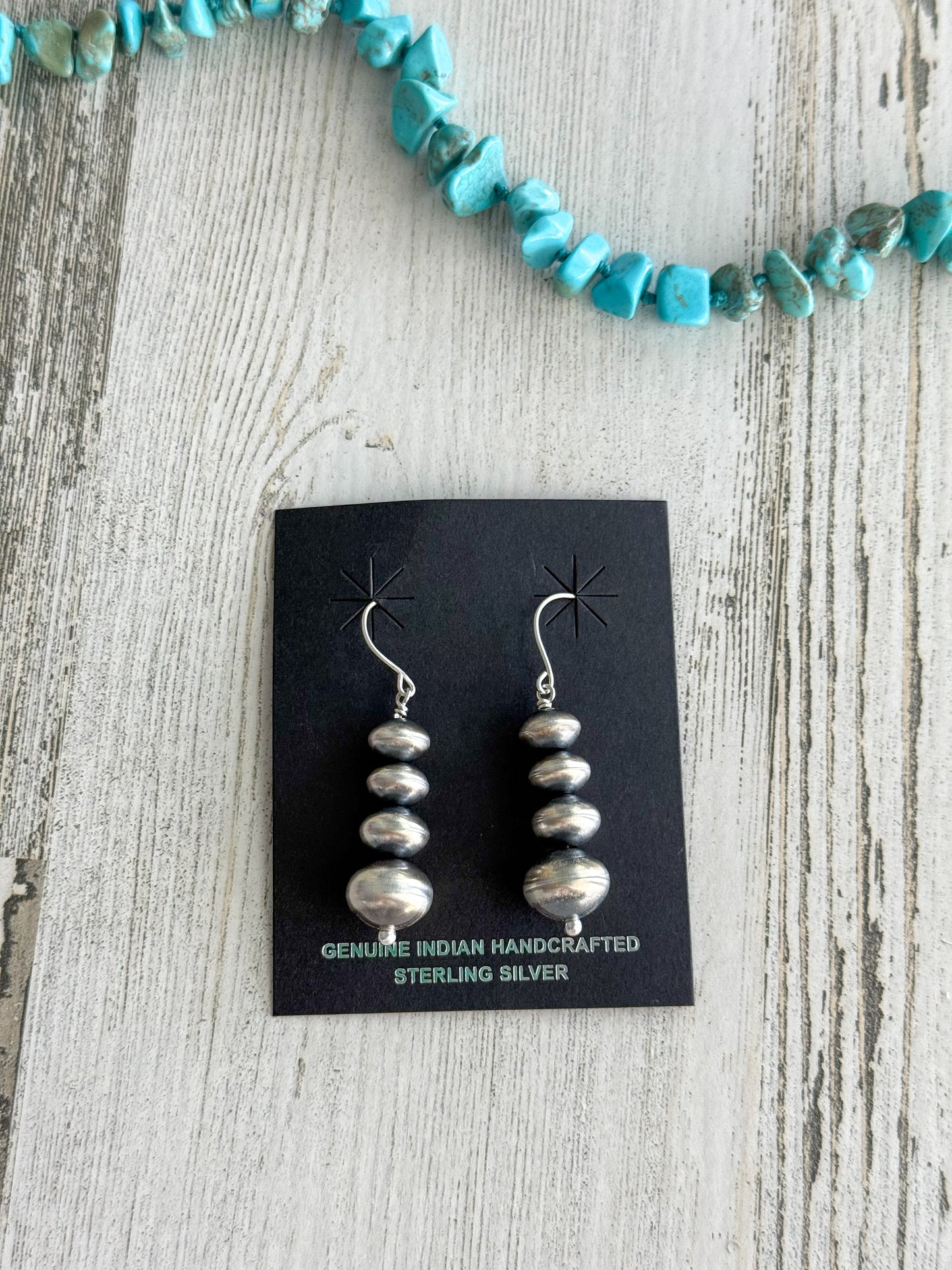Native American Navajo Pearl Earrings