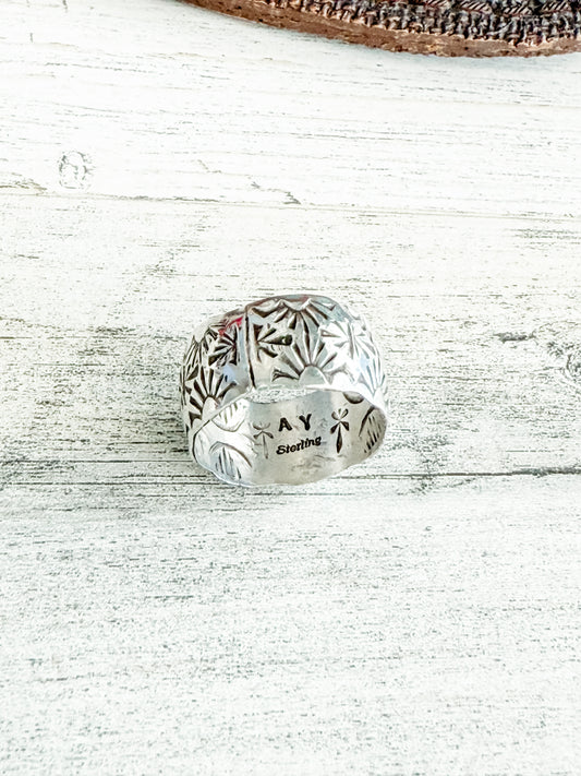 Native American Sterling Silver Ring 10