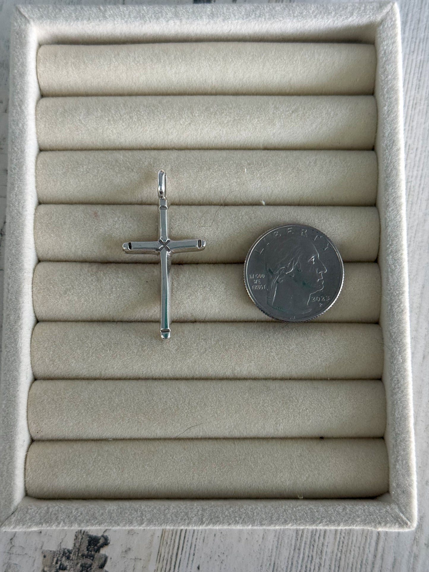 Native American Sterling Silver Cross