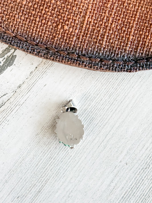 Native American Orange Spiny Pendant