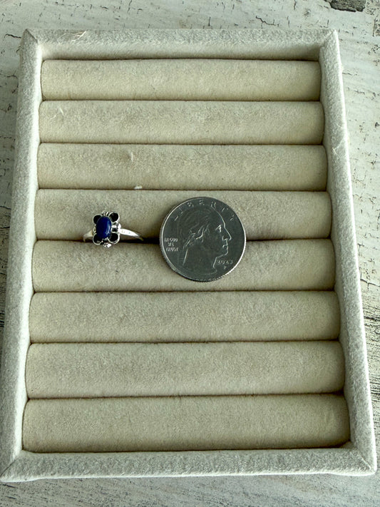 Native American Lapis Ring 5.5