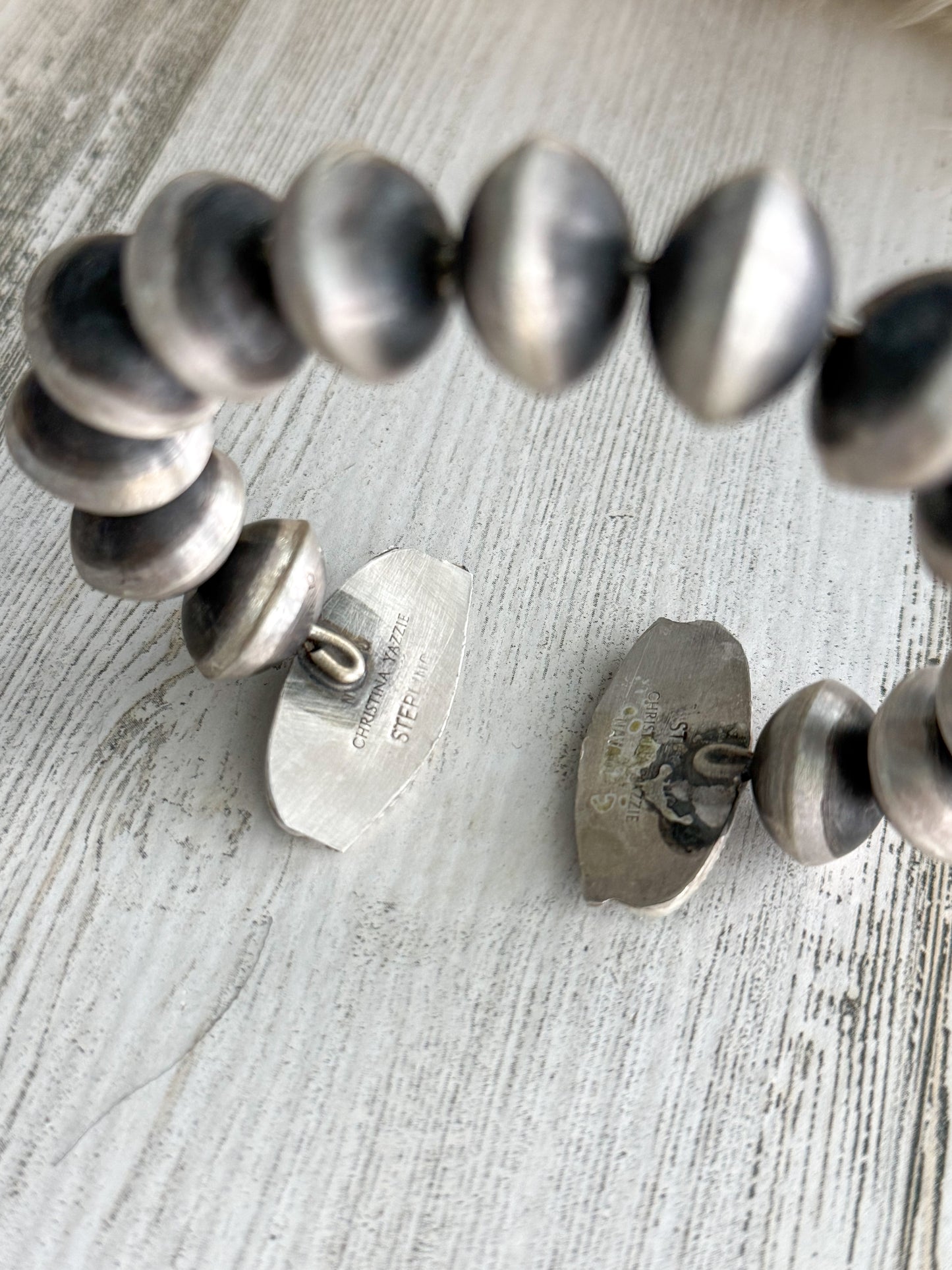 Native American Navajo Pearl & Royston Turquoise Cuff