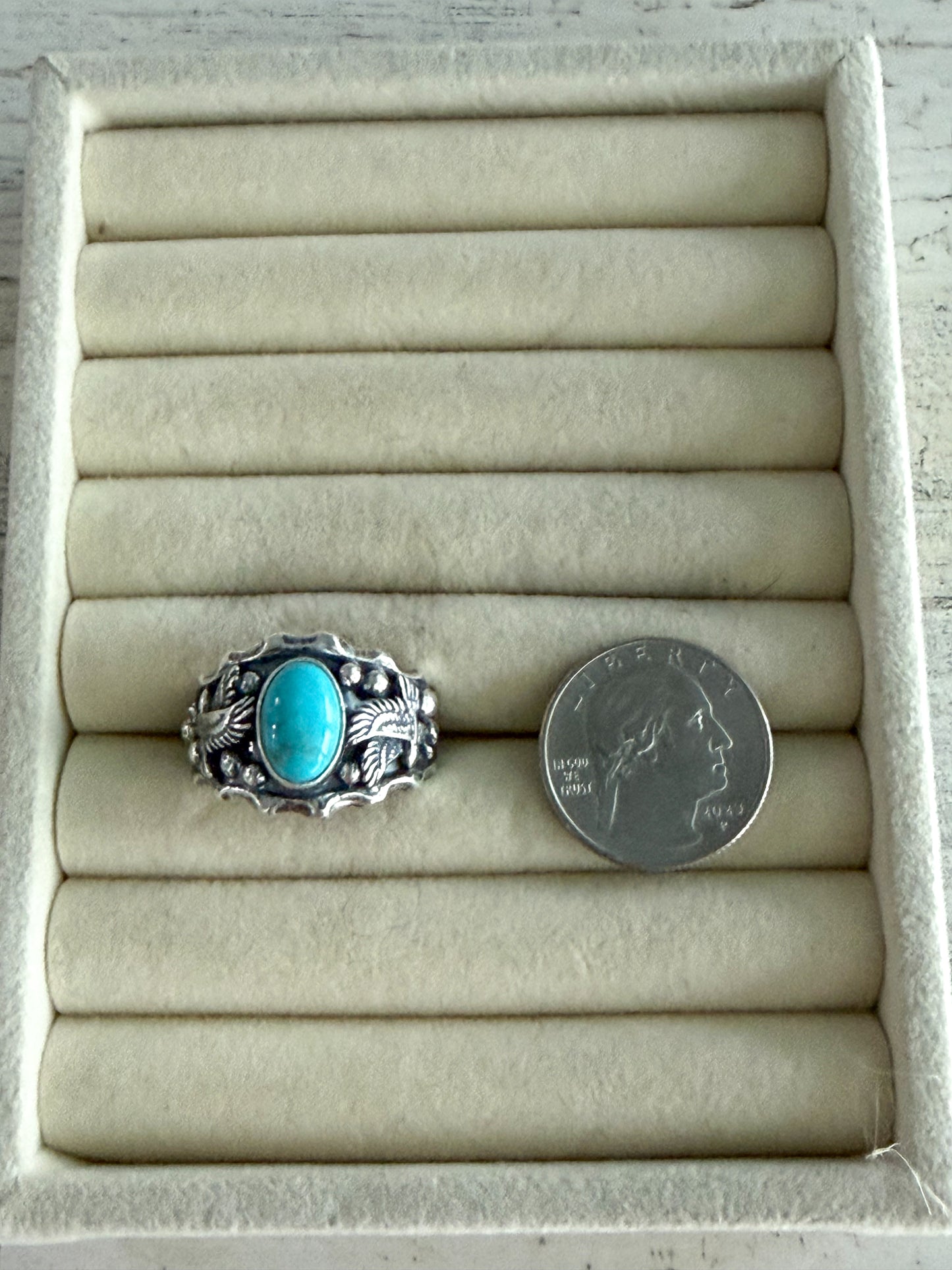 Native American Kingman Ring 13