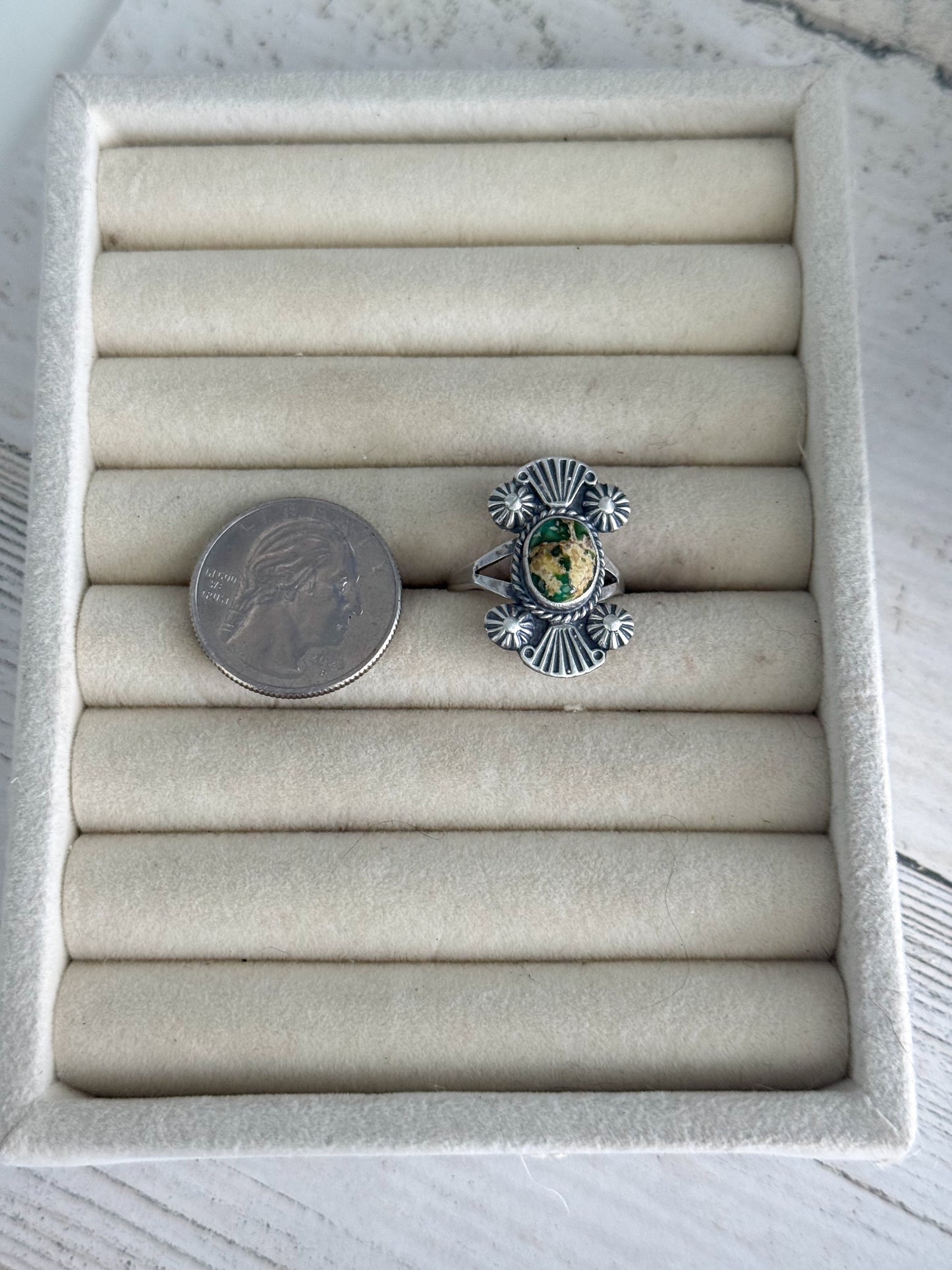 Native American Sonoran Gold Ring 9