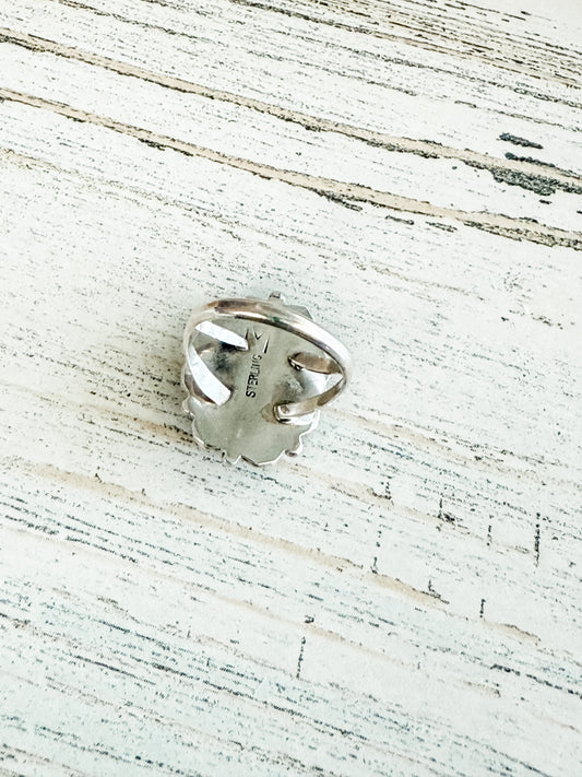 Native American Red Spiny Ring 7