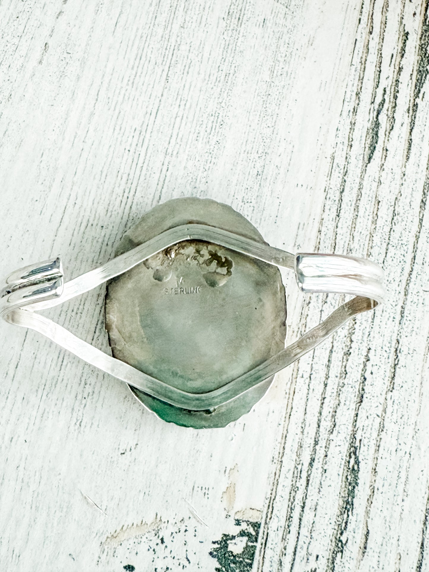 Native American Turquoise & Coral Sterling Cast Eagle Cuff