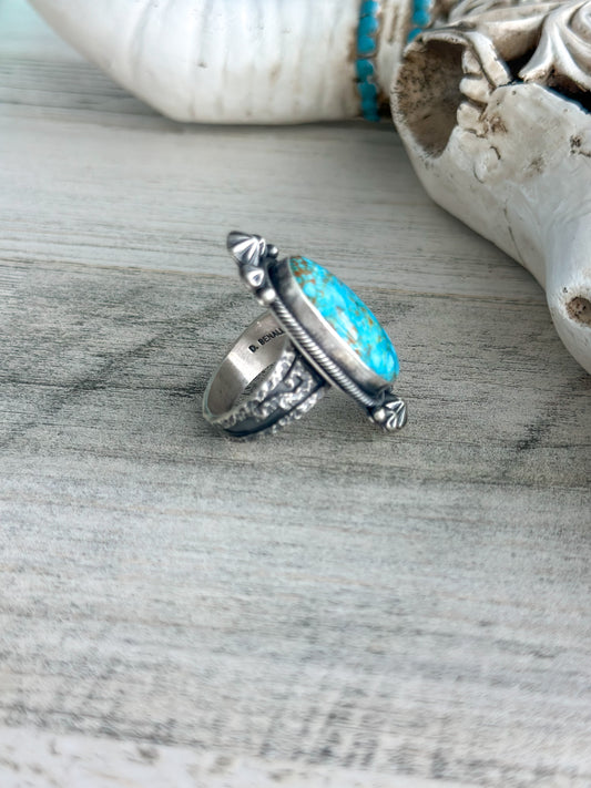 Native Made Kingman Ring Size 8.5