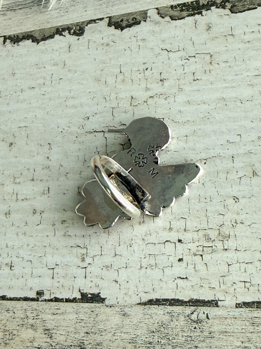 Native American Sonoran Gold Hummingbird Adjustable Ring
