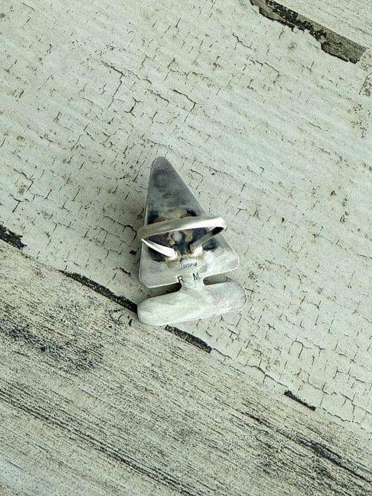 Native American Arrowhead Turquoise Ring 9