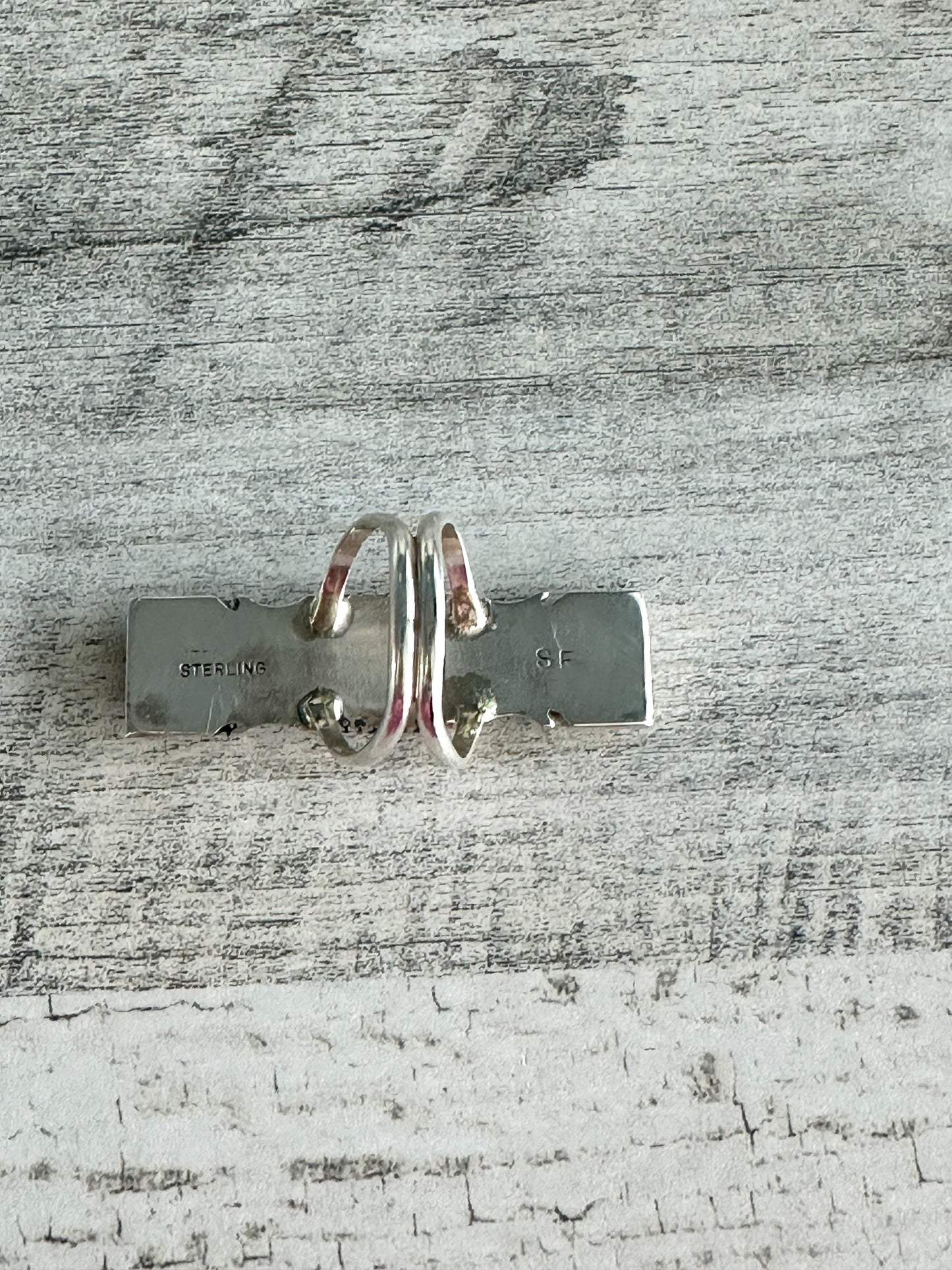 Native Made Cotton Candy Blue Ring 8