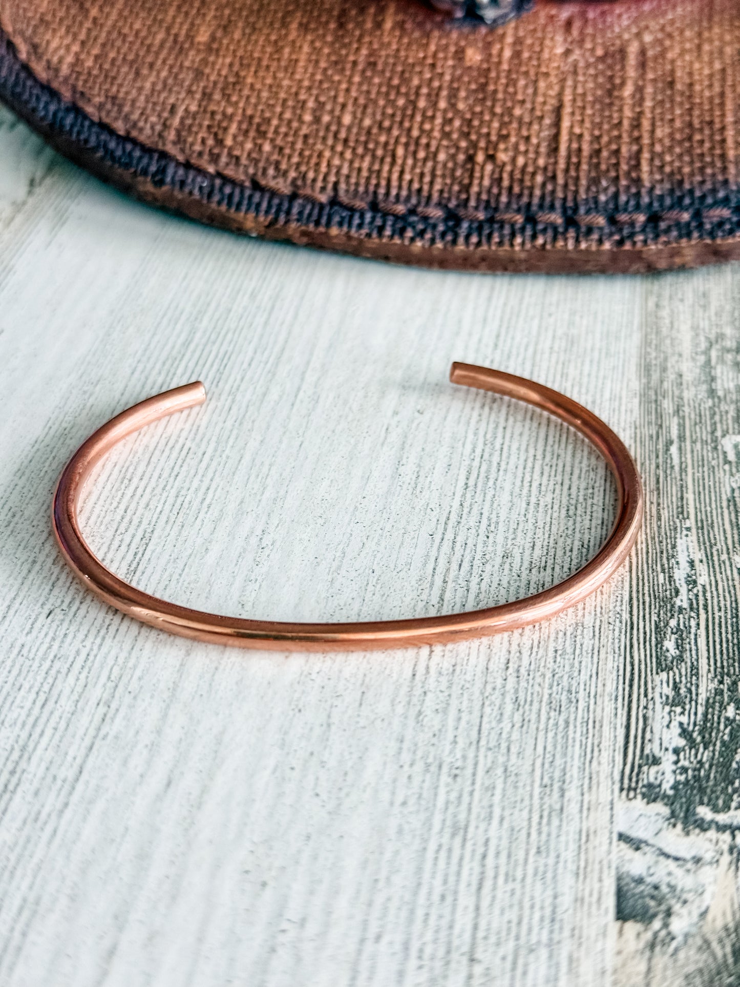 Native American Classic Copper Bracelet 7-3/8"