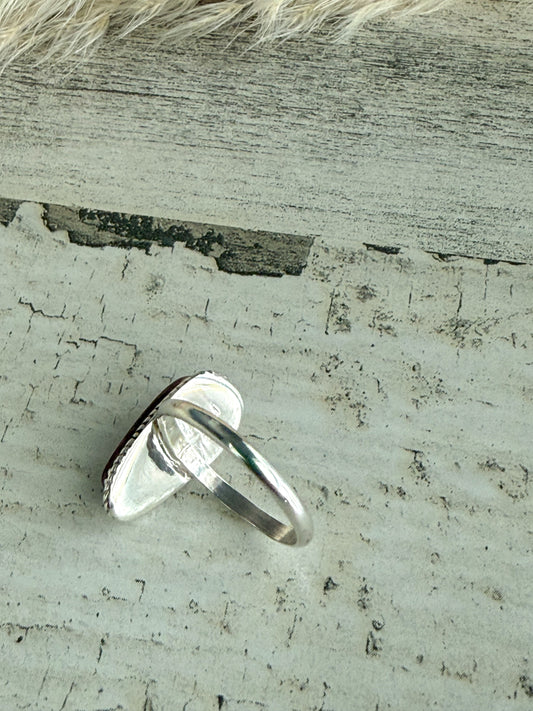 Native American Purple Spiny Ring 9