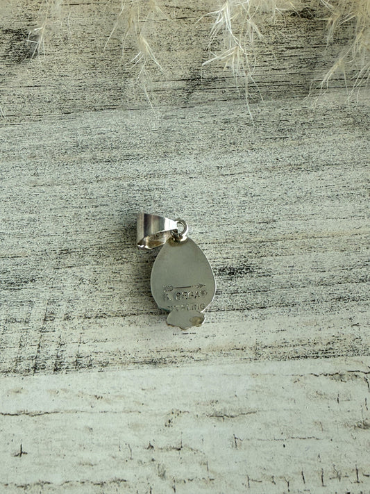 Native American Orange Spiny Pendant