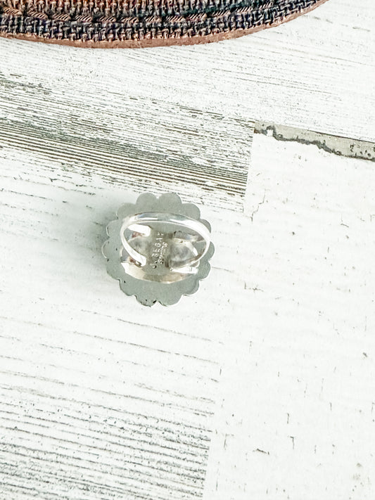 Native American Turquoise Ring 8