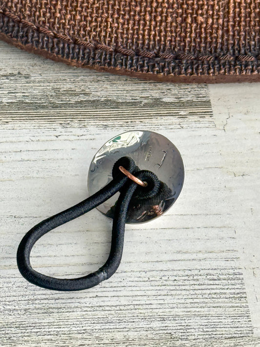 Native American Concho & Turquoise Hair Tie