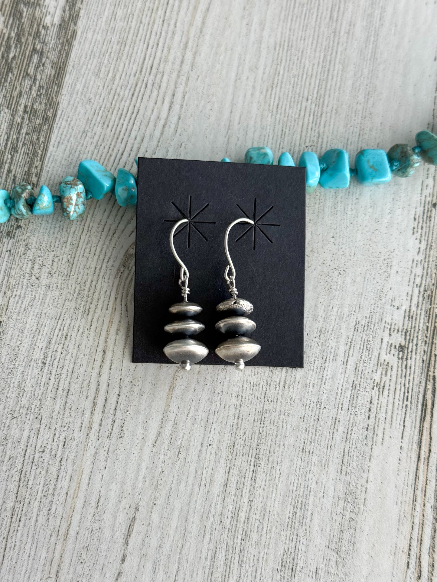 Native American Navajo Pearl Earrings