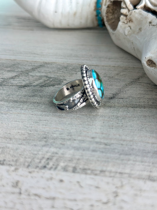 Native Made Kingman Ring Size 8