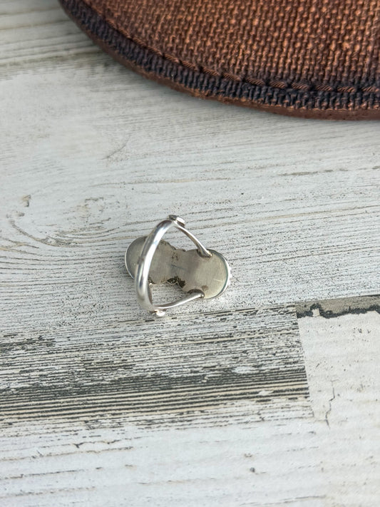 Native American Double Orange Spiny Ring 8