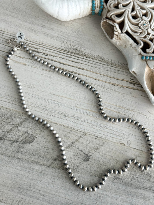 Native American Navajo Pearls 24" 6mm