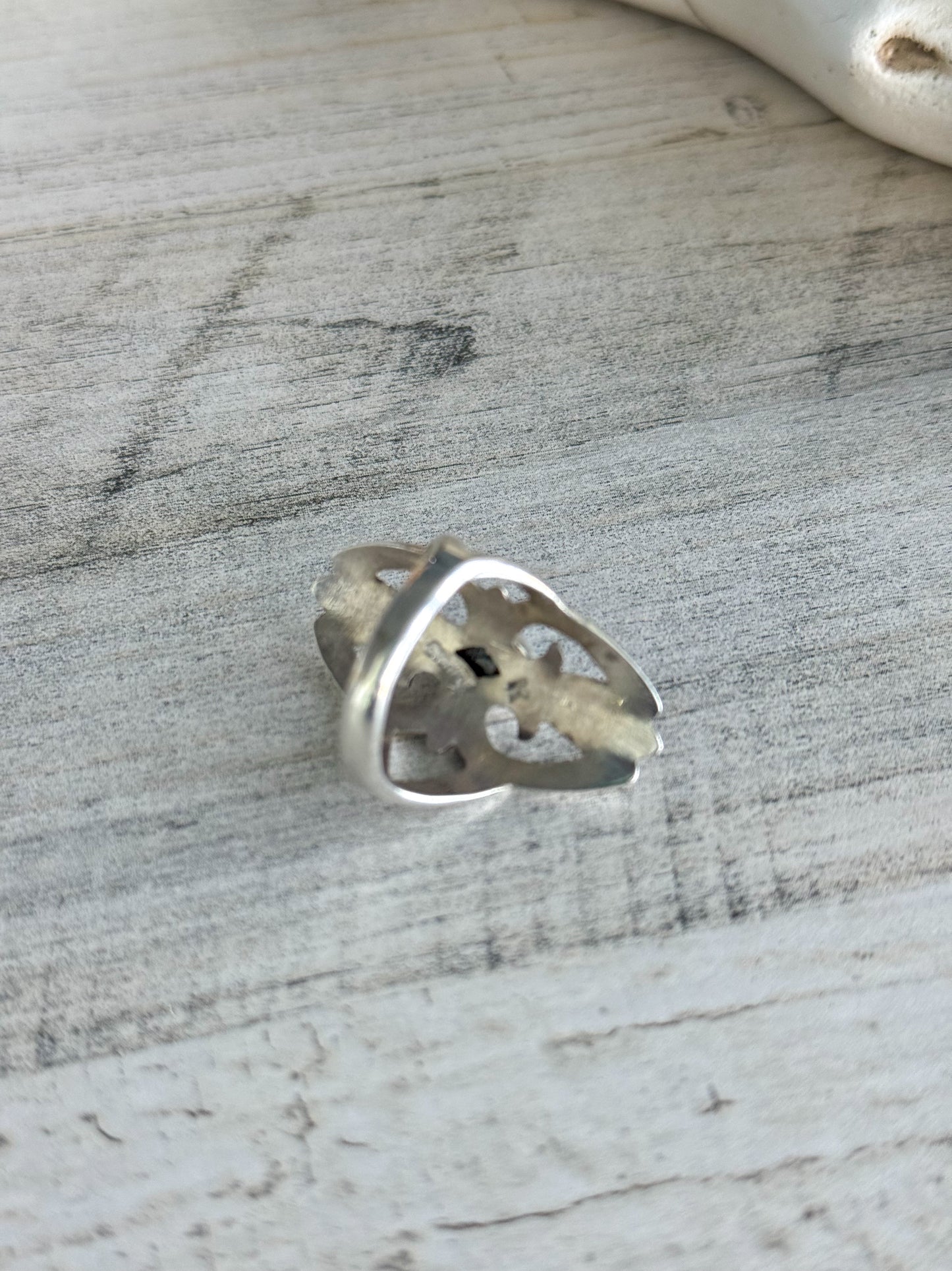 Native American Turquoise Sterling Ring 9