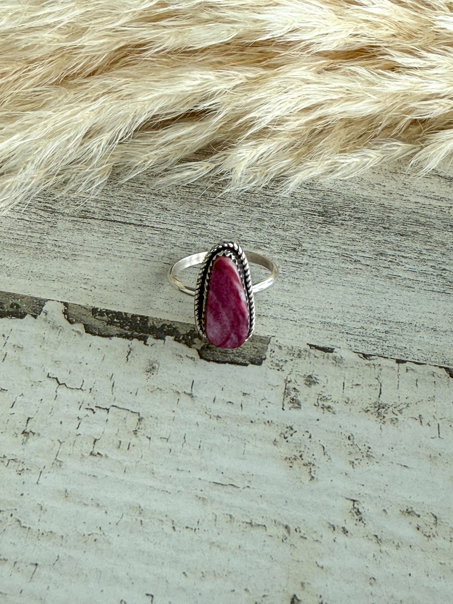 Native American Purple Spiny Ring 9