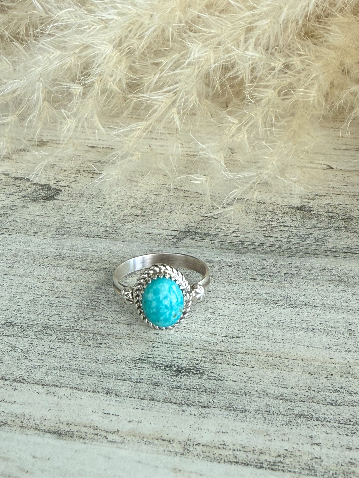 Native American Turquoise Ring 8.5