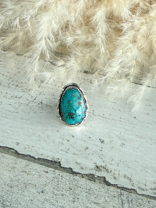 Native American Patagonia Turquoise Ring 8