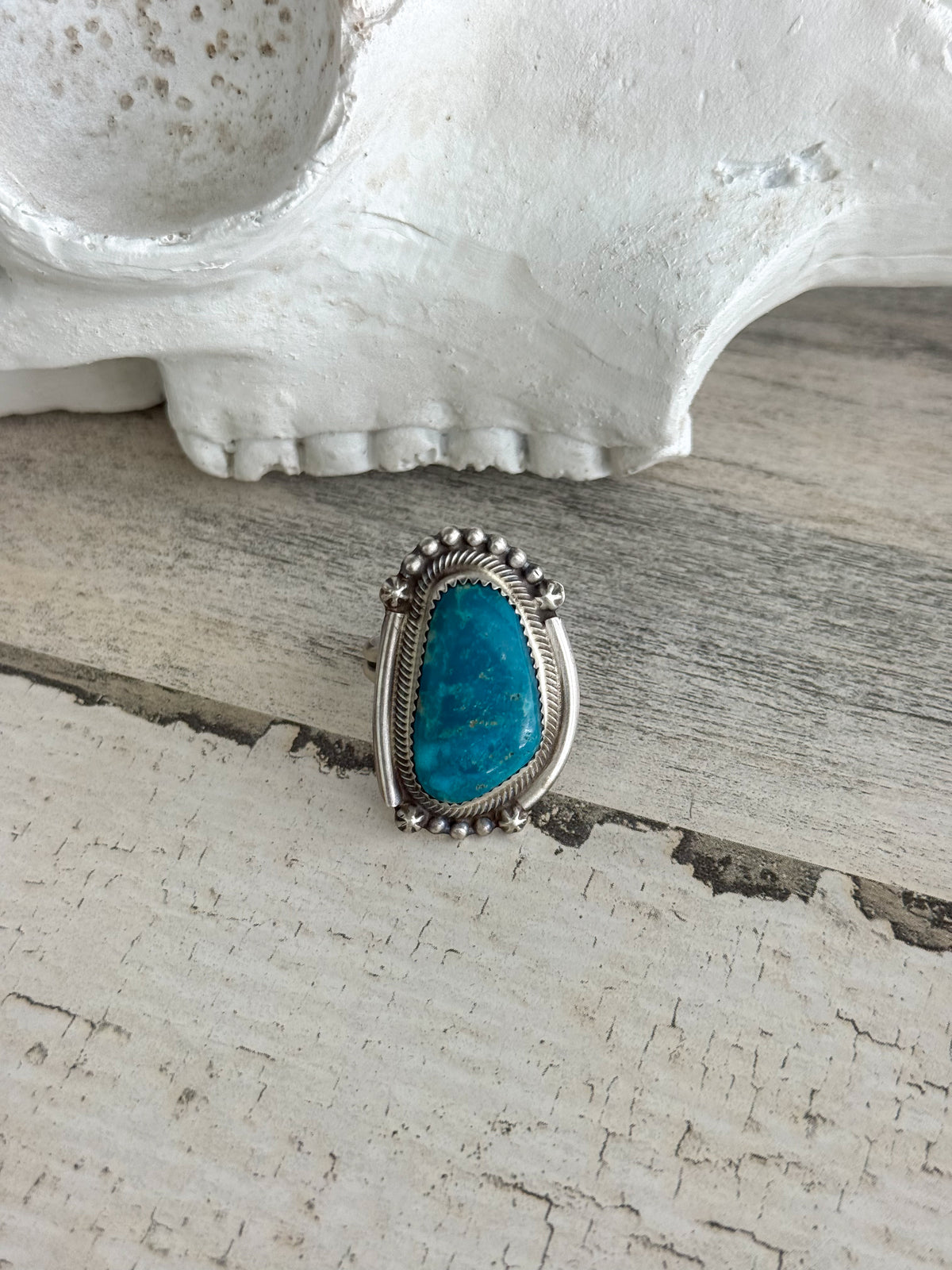 Native American Turquoise Ring 10.25
