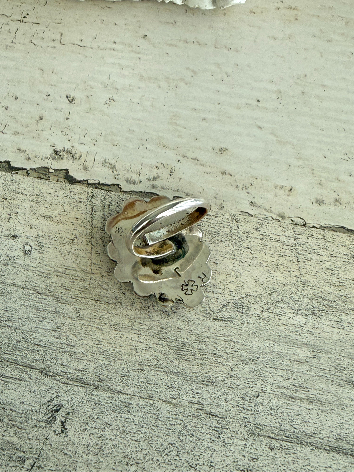 Native American Emerald Valley Adjustable Ring