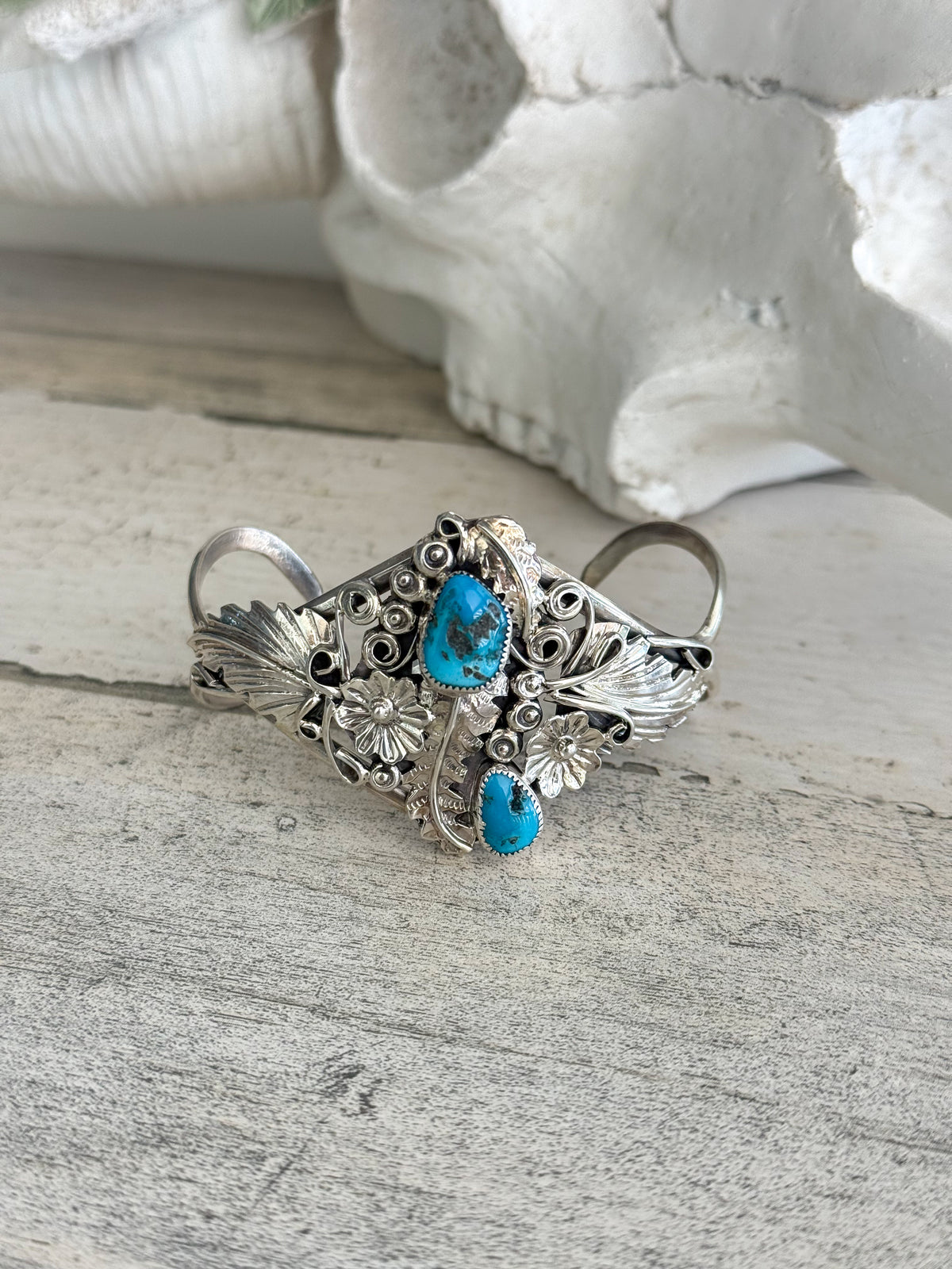 Native American Turquoise Cuff  7"