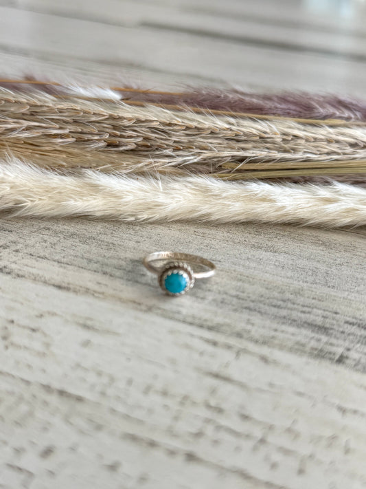 Native American Dainty Kingman Ring 5