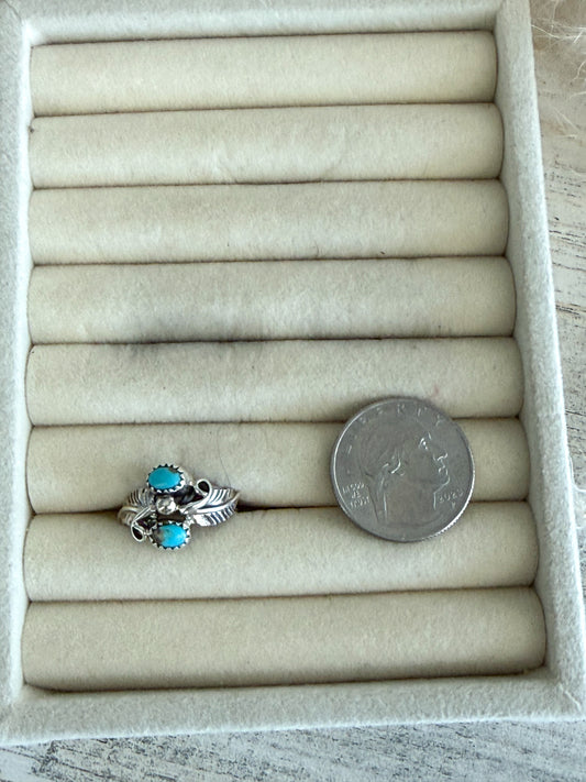 Native American Turquoise Ring 6.5