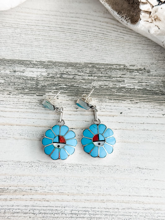 Native Made Multi Stone Earrings