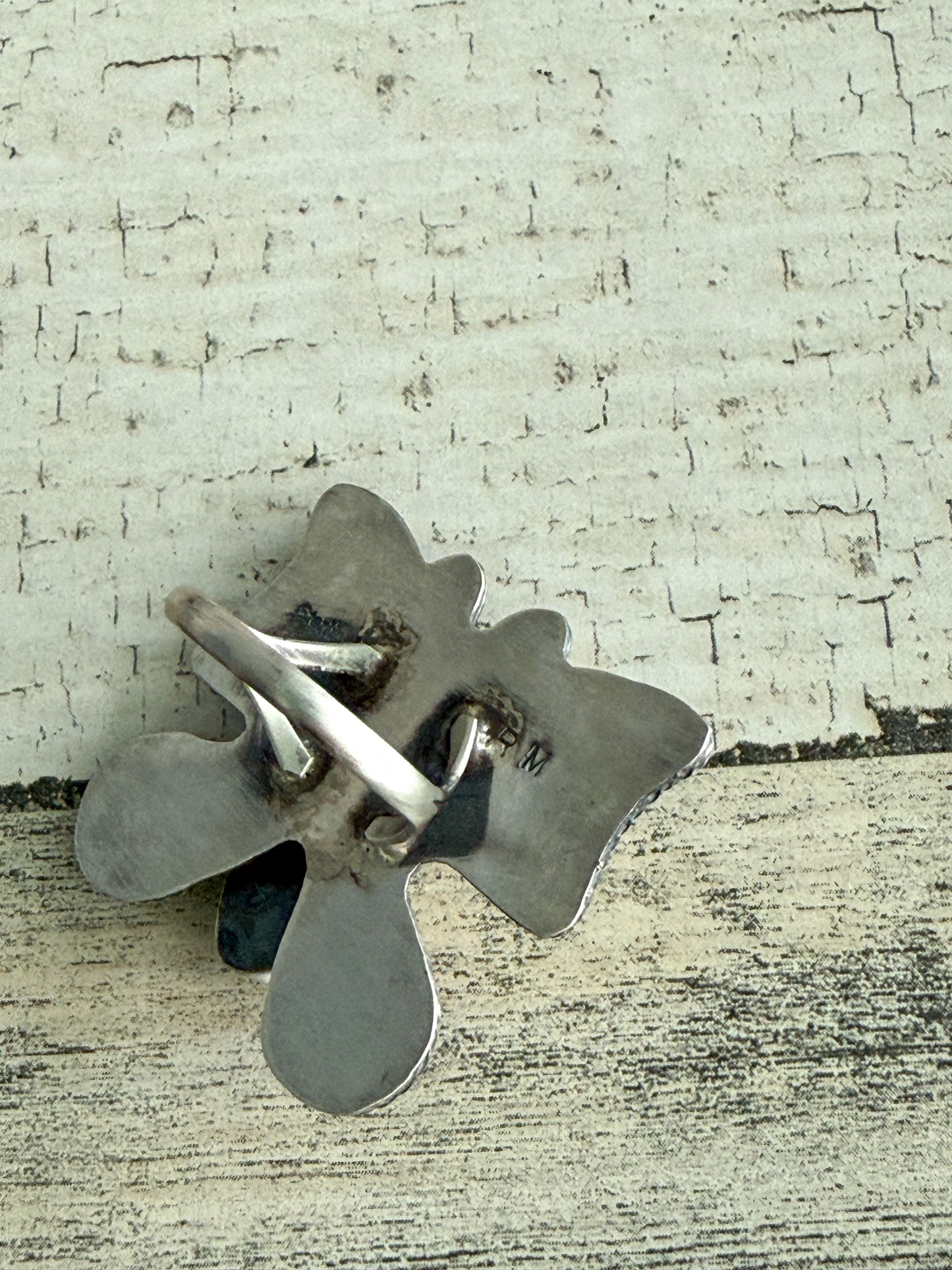 Native American Turquoise Butterfly Ring 9