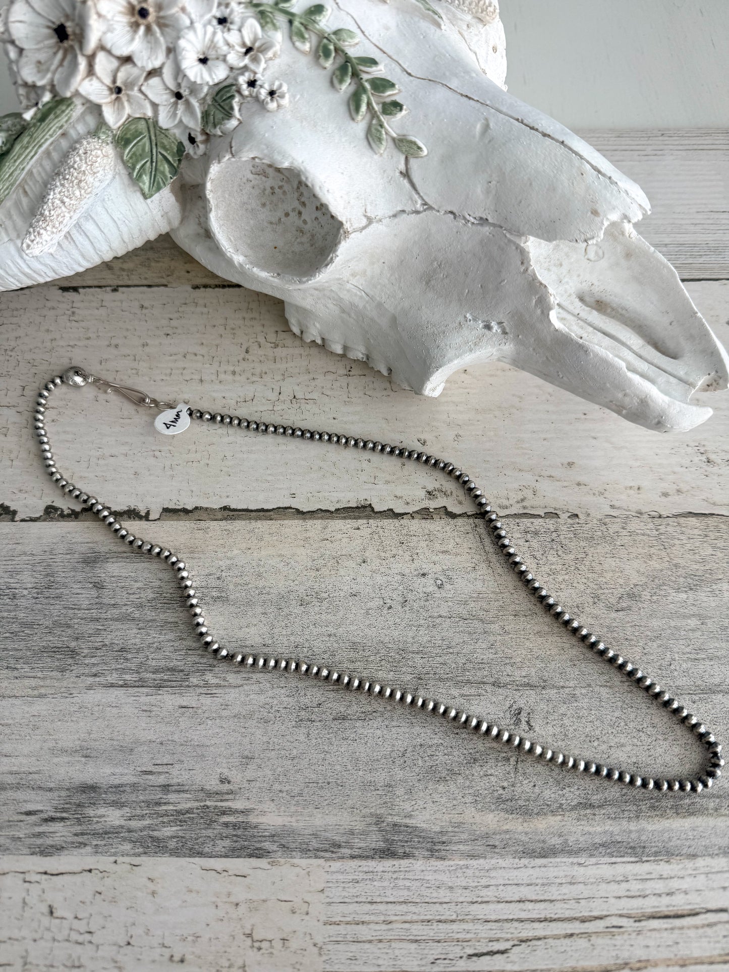 Native American Navajo Pearls 22" 4mm