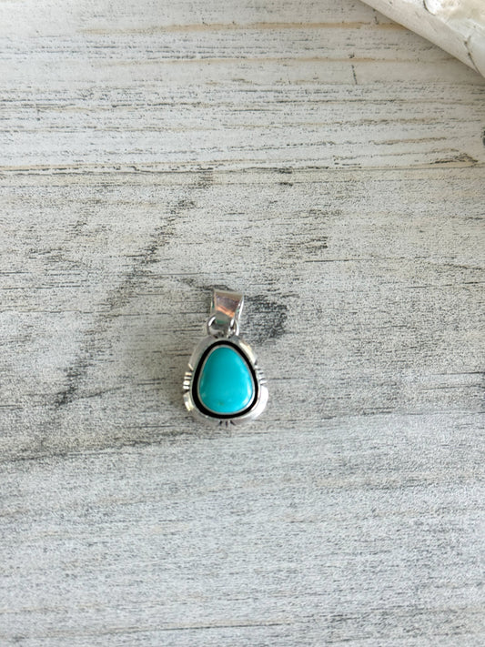Native American Kingman Turquoise Pendant