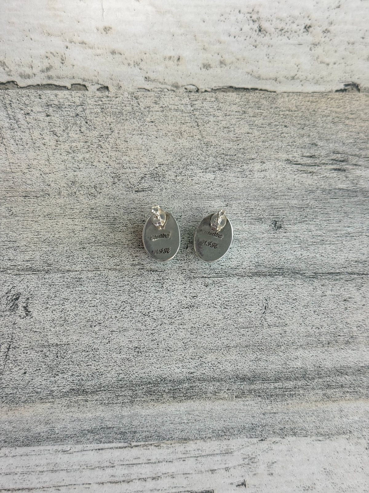 Native American Sonoran Turquoise Stud Earrings