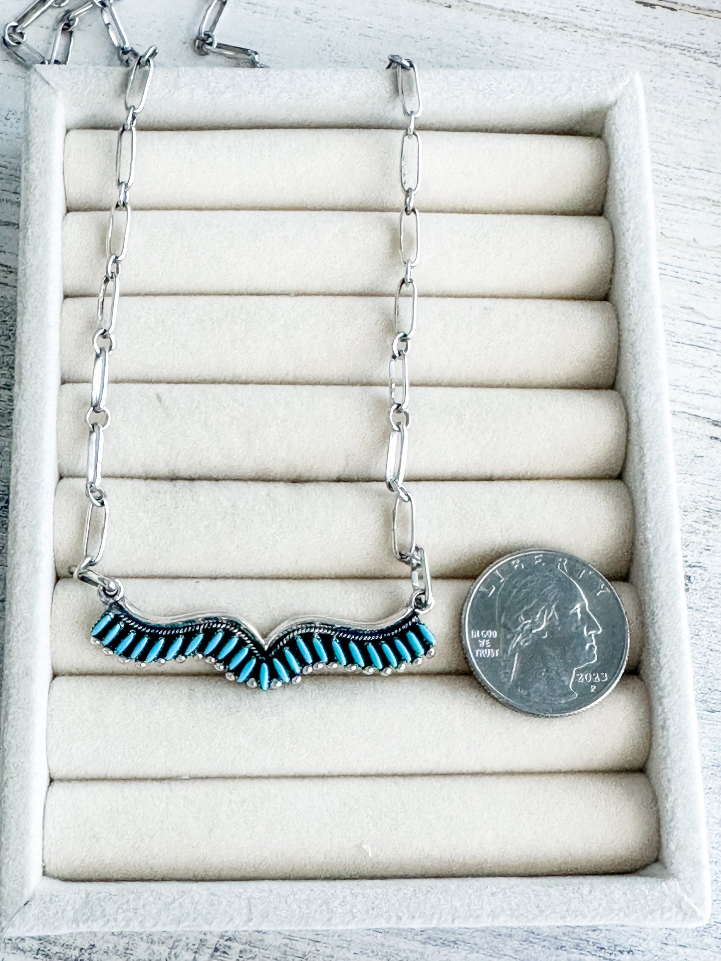 Native Made Turquoise Necklace/Earring Set