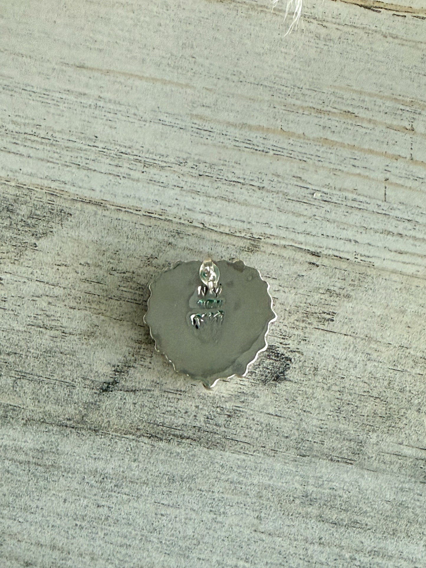 Native American Pink Conch Heart Earrings