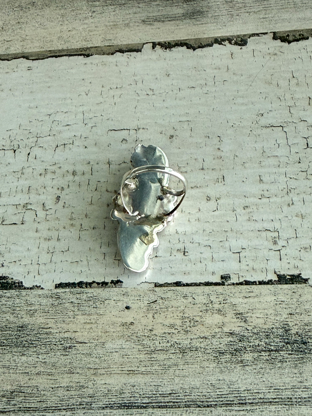 Native American Black Onyx & Turquoise Ring 9
