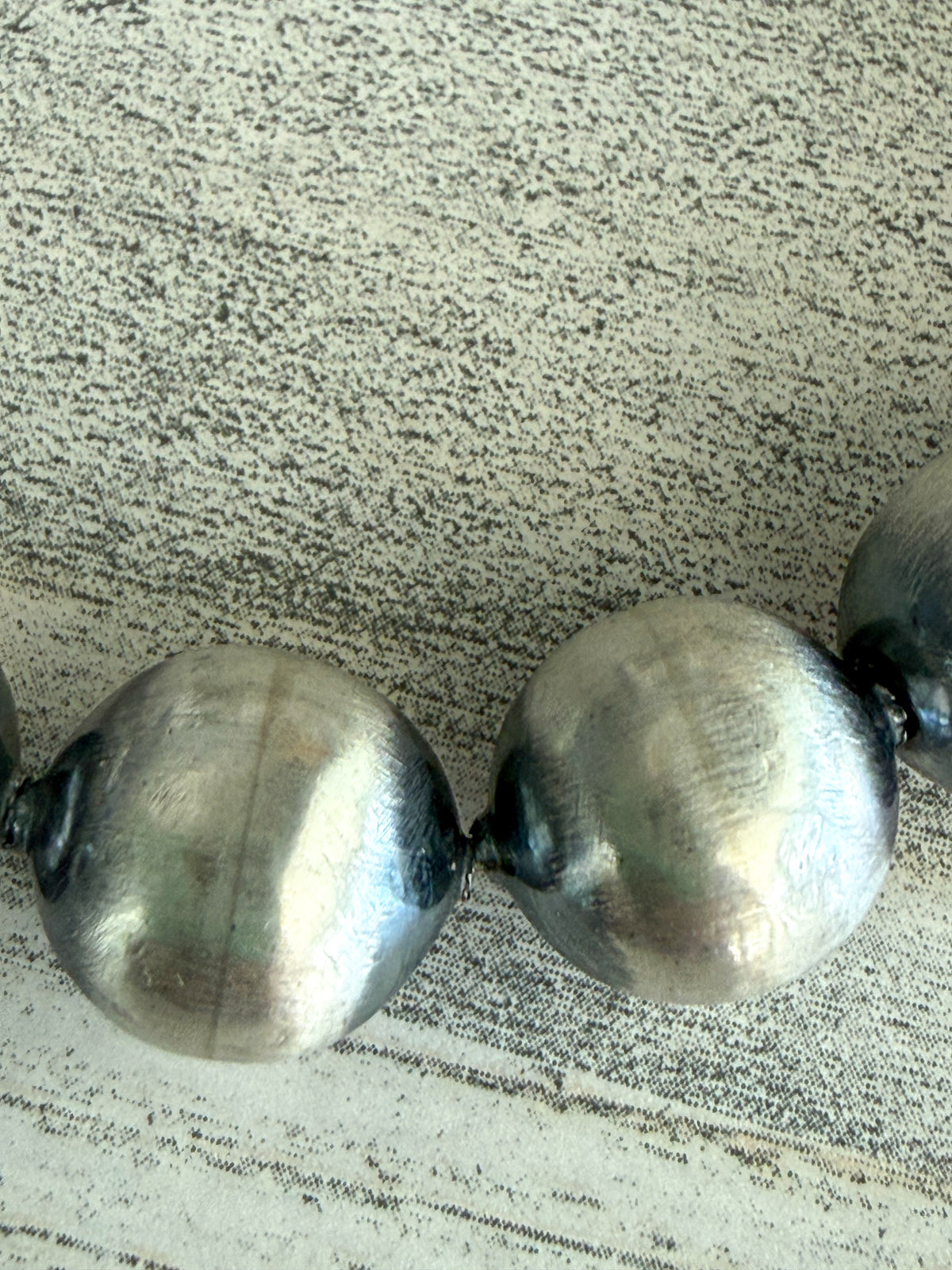 Native American Handmade Graduated Navajo Pearls 20" Set