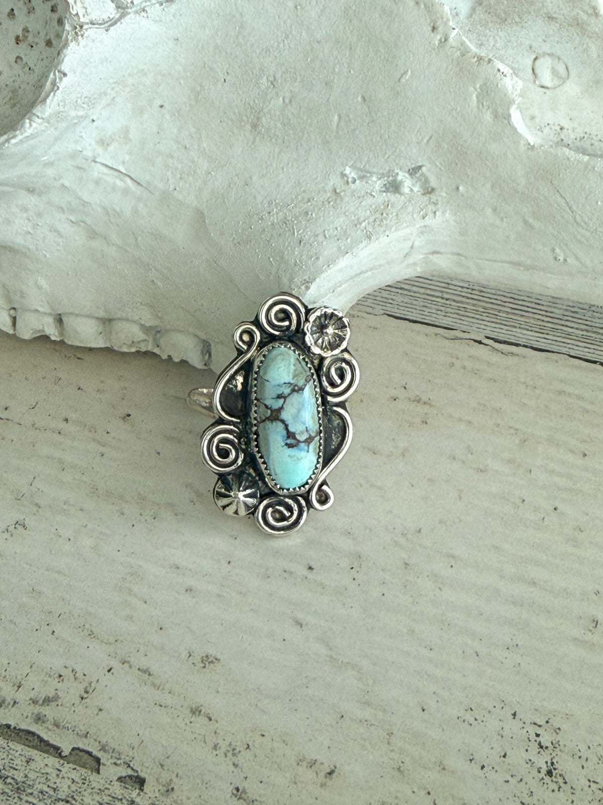 Native American Golden Hills Adjustable Ring