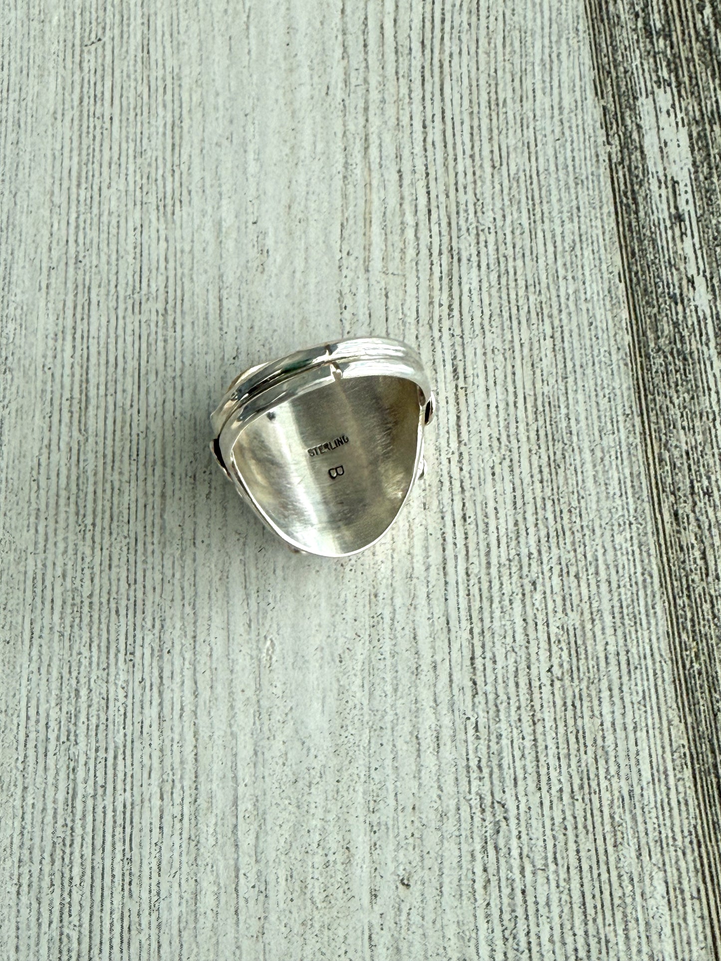 Native American Kingman Stone Ring 11