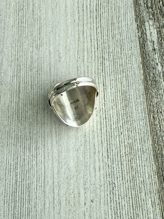 Native American Kingman Stone Ring 11