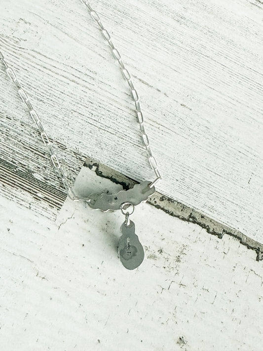 Native American Sleeping Beauty Turquoise 18" Necklace